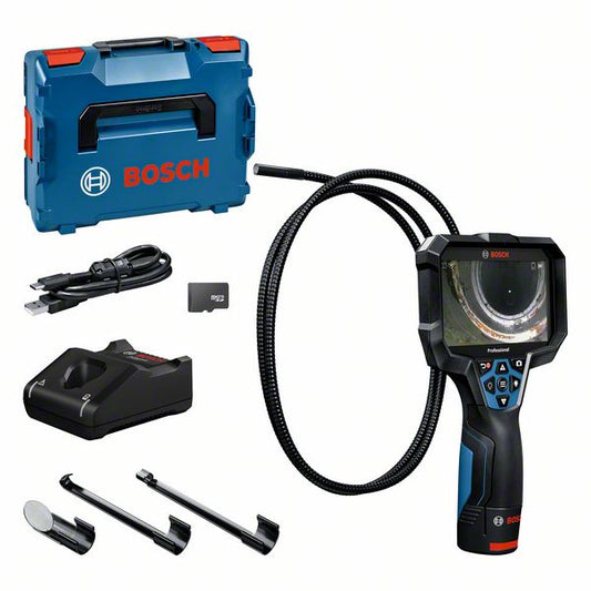 Telecamera di ispezione Bosch GIC 12V-5-27 C, 1x 2.0Ah e caricatore in L-BOXX 136