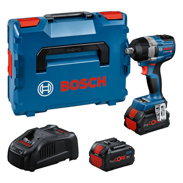 Cacciavite senza cavo Bosch GDS 18V-750 C, 2x 8.0 Ah e caricabatterie in L-BOXX