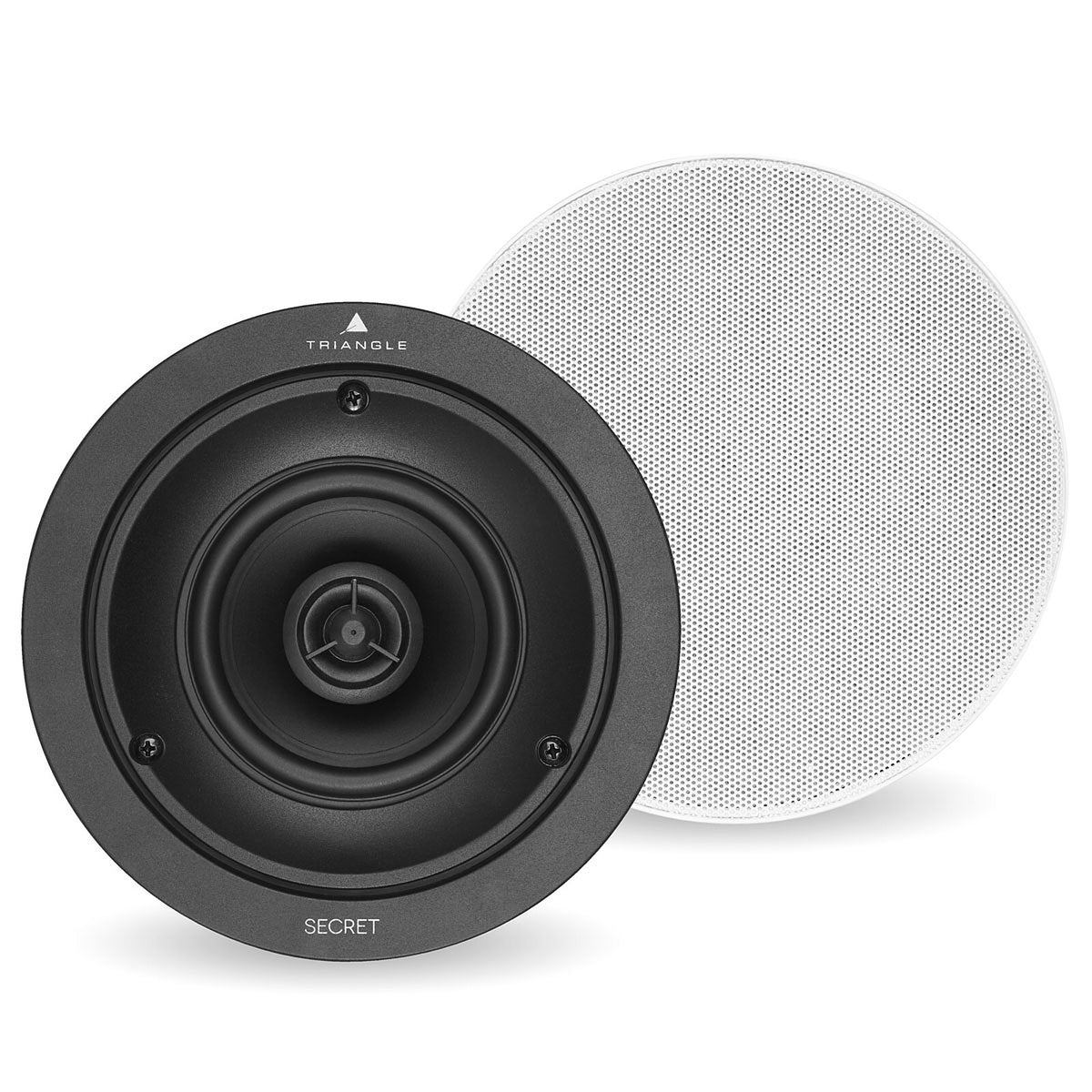 Triangle SECRET ICT4 (coppia) Diffusore da incasso coassiale a 2 vie - 90 Watt - Driver da 10 cm