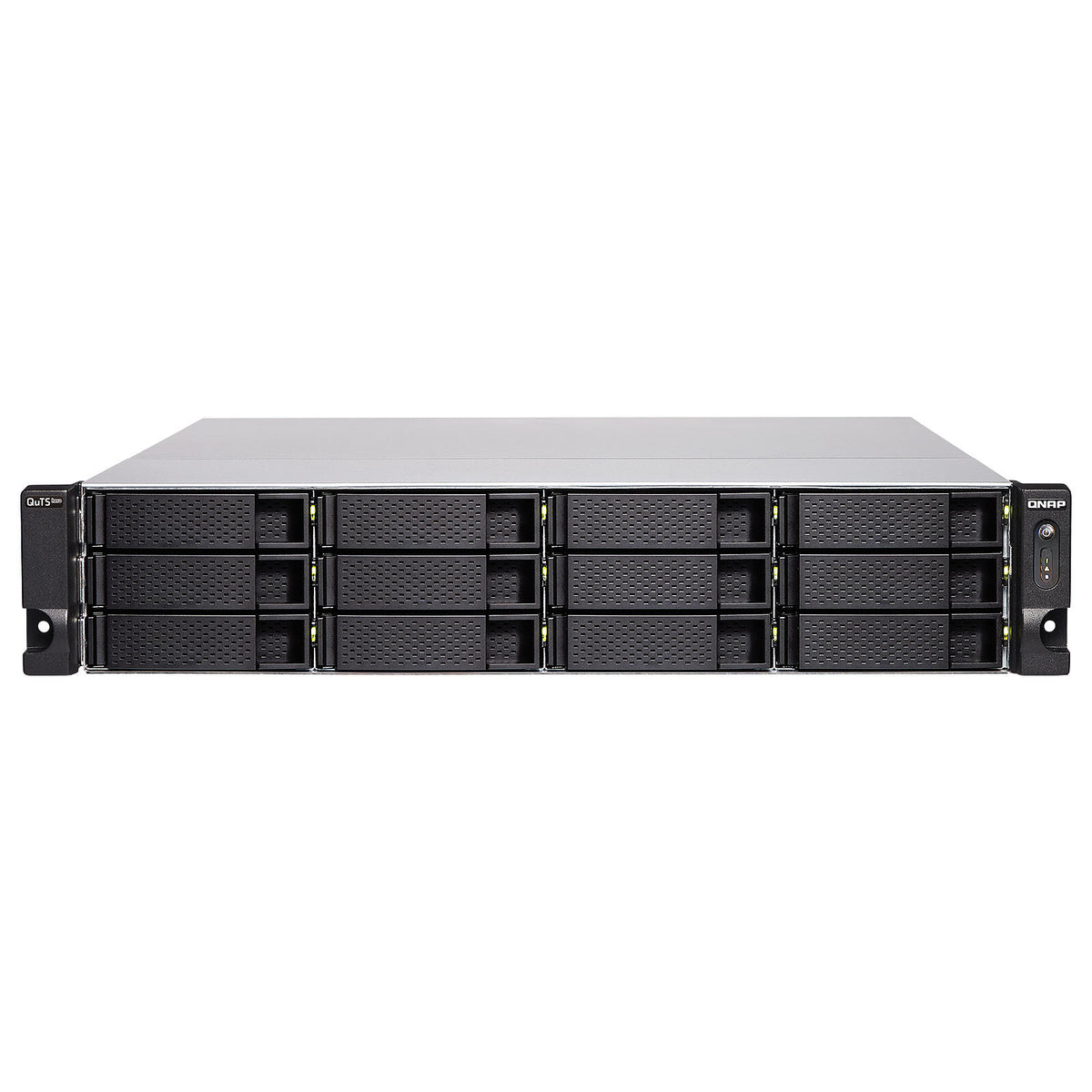 QNAP TS-h1886XU-RP-R2-D1622-32G Server NAS professionale a 18 scomparti (12x 2.5/3.5" + 6x 2.5") - 32 GB DDR4 ECC RAM - Intel Xeon D-1622 e alimentatore ridondante da 550W (senza disco rigido)