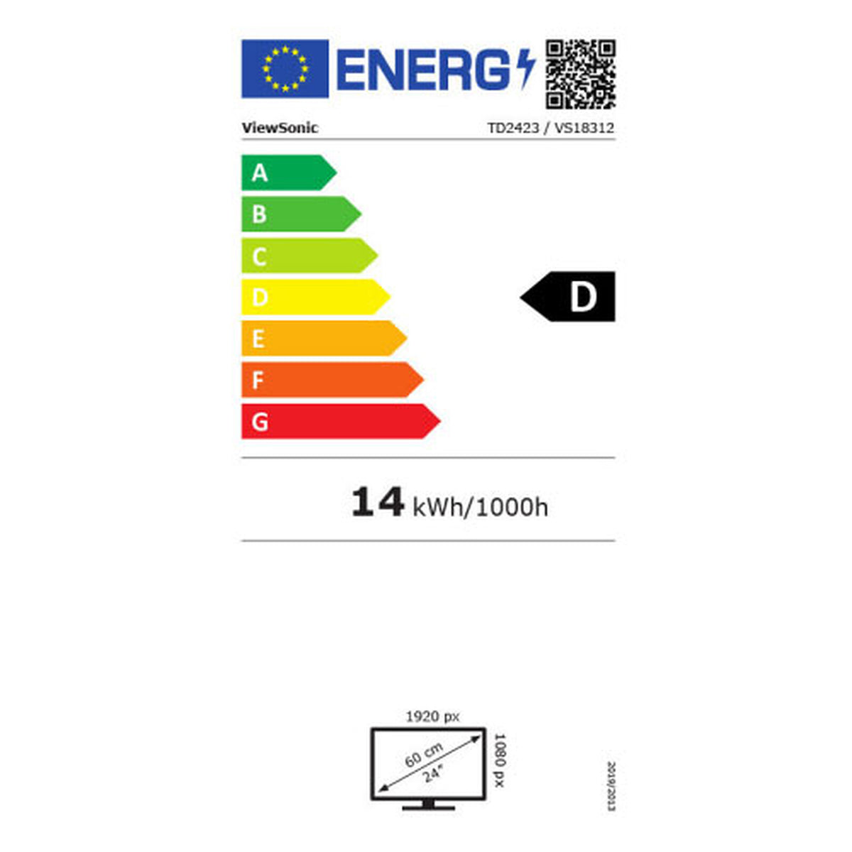 ViewSonic 21.5" LED Touch - TD2223 economico