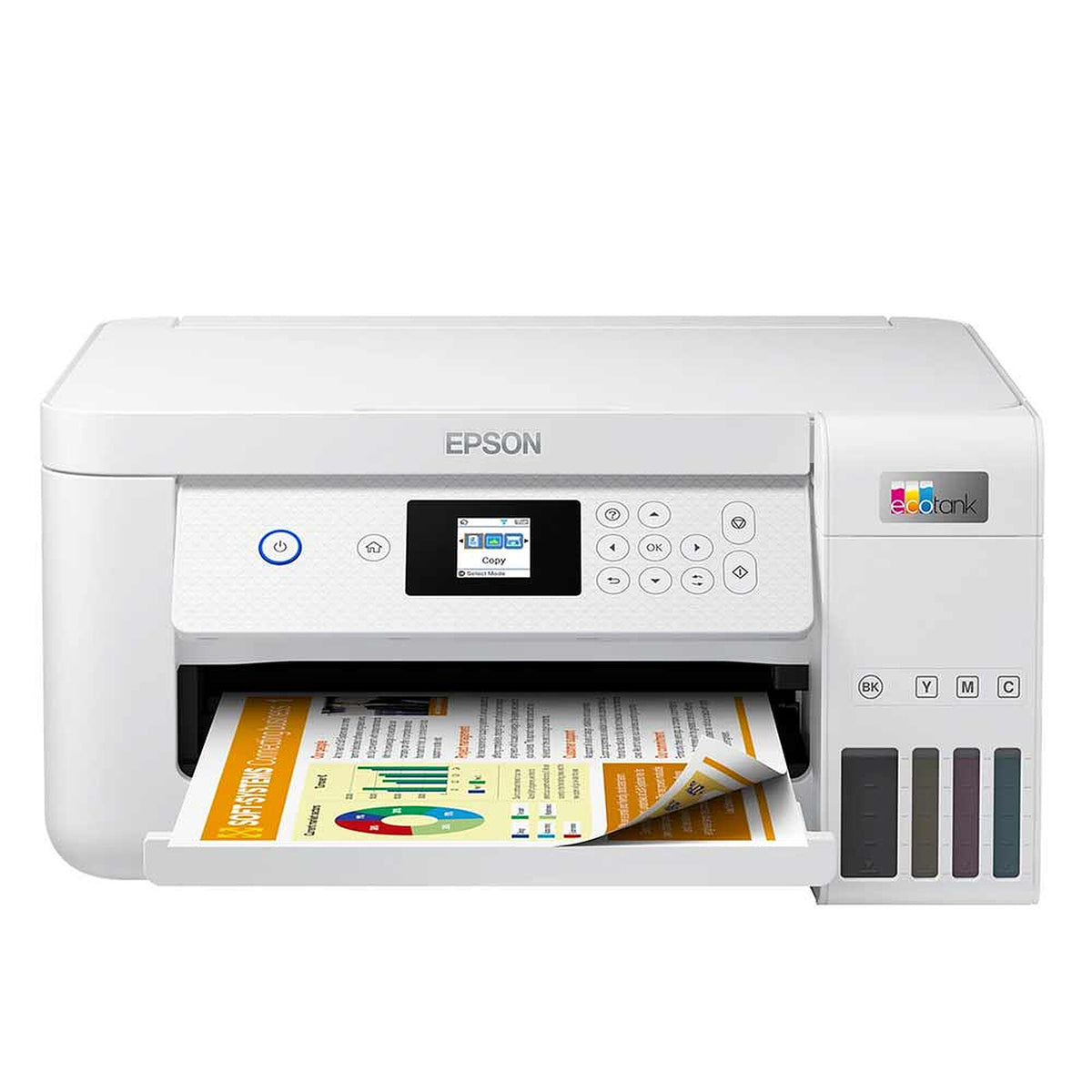 Epson EcoTank ET-2856 Stampante multifunzione a getto d'inchiostro 3-in-1 (USB / Wi-Fi)