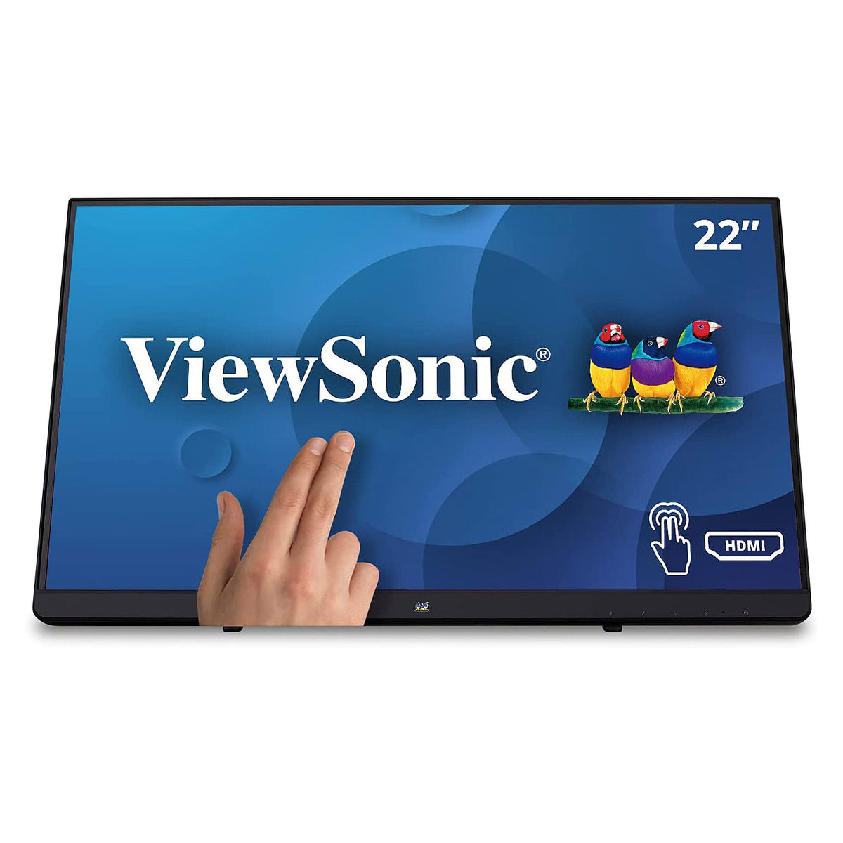 ViewSonic 21.5" LED Touch - TD2230 Schermo PC Full HD 1080p - 1920 x 1080 pixel - MultiTouch - 5 ms (da grigio a grigio) - 16