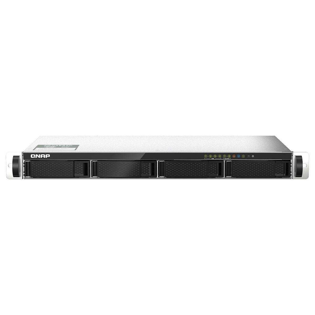 QNAP TS-435XeU-4G Server NAS professionale a 4 alloggiamenti (senza disco rigido) con 4 GB di RAM, processore Marvell Octeon TX2 - SFP+ 10 Gbps