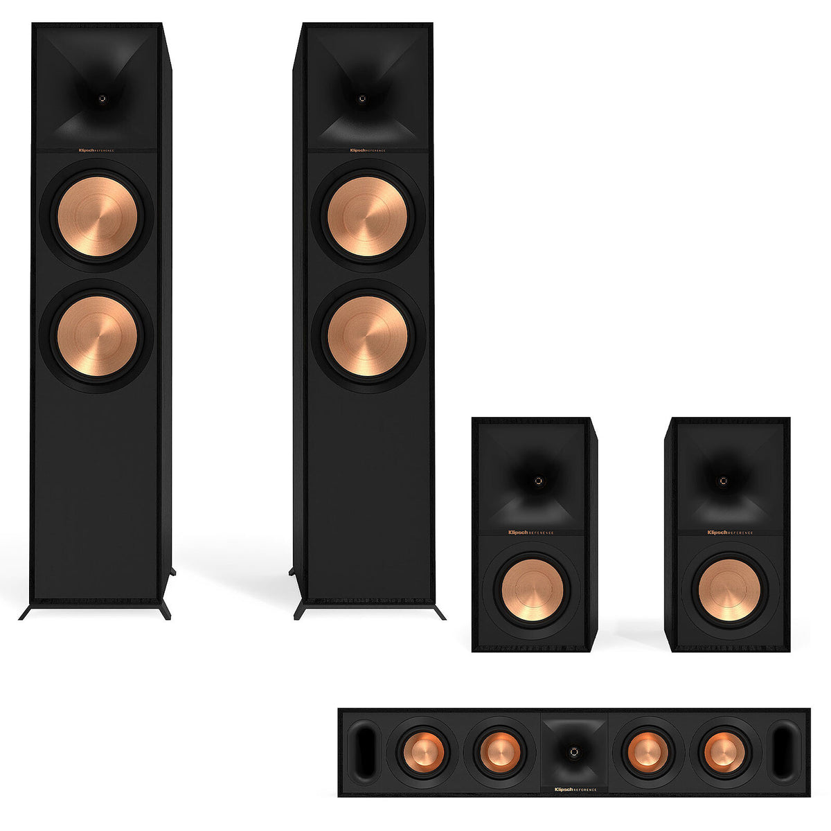 Klipsch Pacchetto R-800F HC GM 5.0 Pacchetto di diffusori 5.0