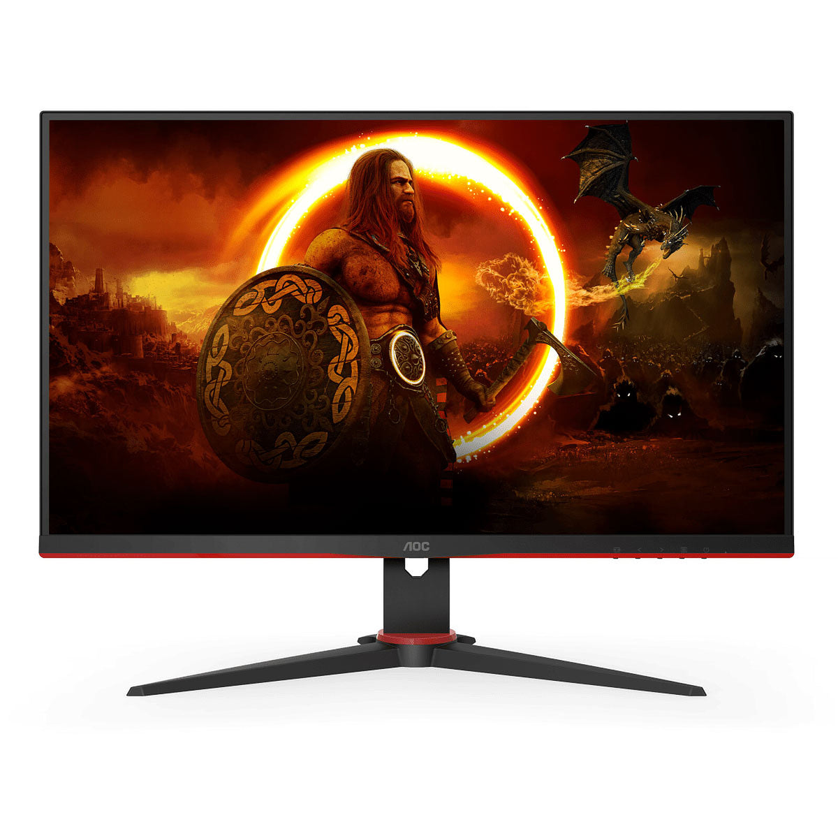 AOC 23,8" LED - 24G2SPAE 1920 x 1080 pixel - 1 ms (MPRT) - 16/9 - IPS - 165 Hz - Sincronizzazione adattiva - DisplayPort/HDMI