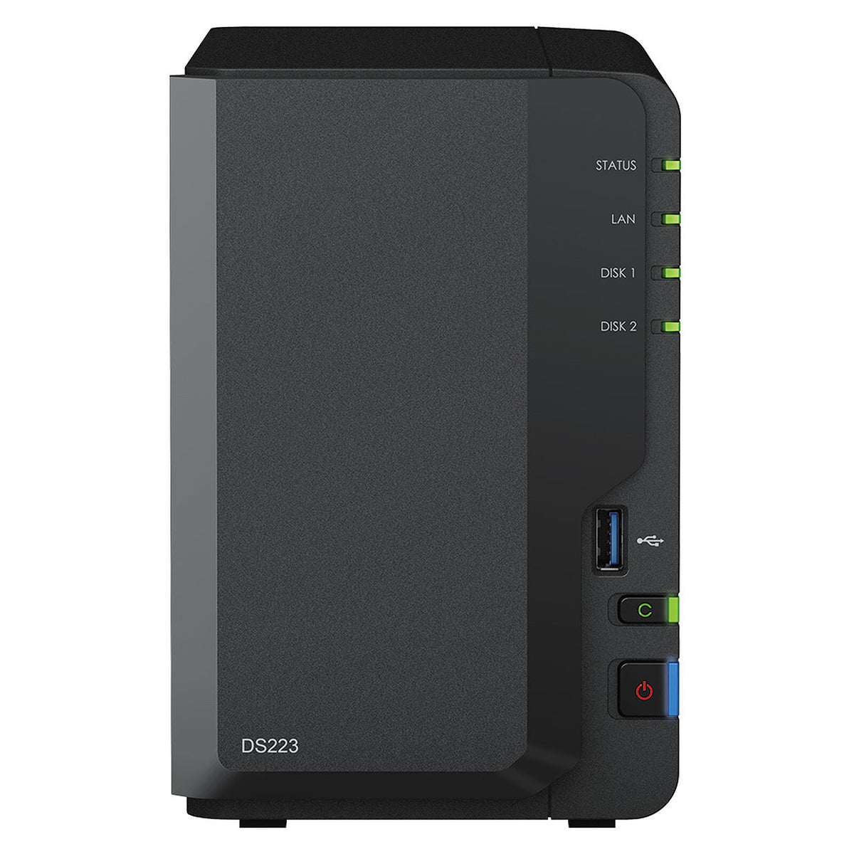 Synology DiskStation DS223 Server NAS a 2 vani - 2 GB di RAM DDR4 - Realtek RTD1619B