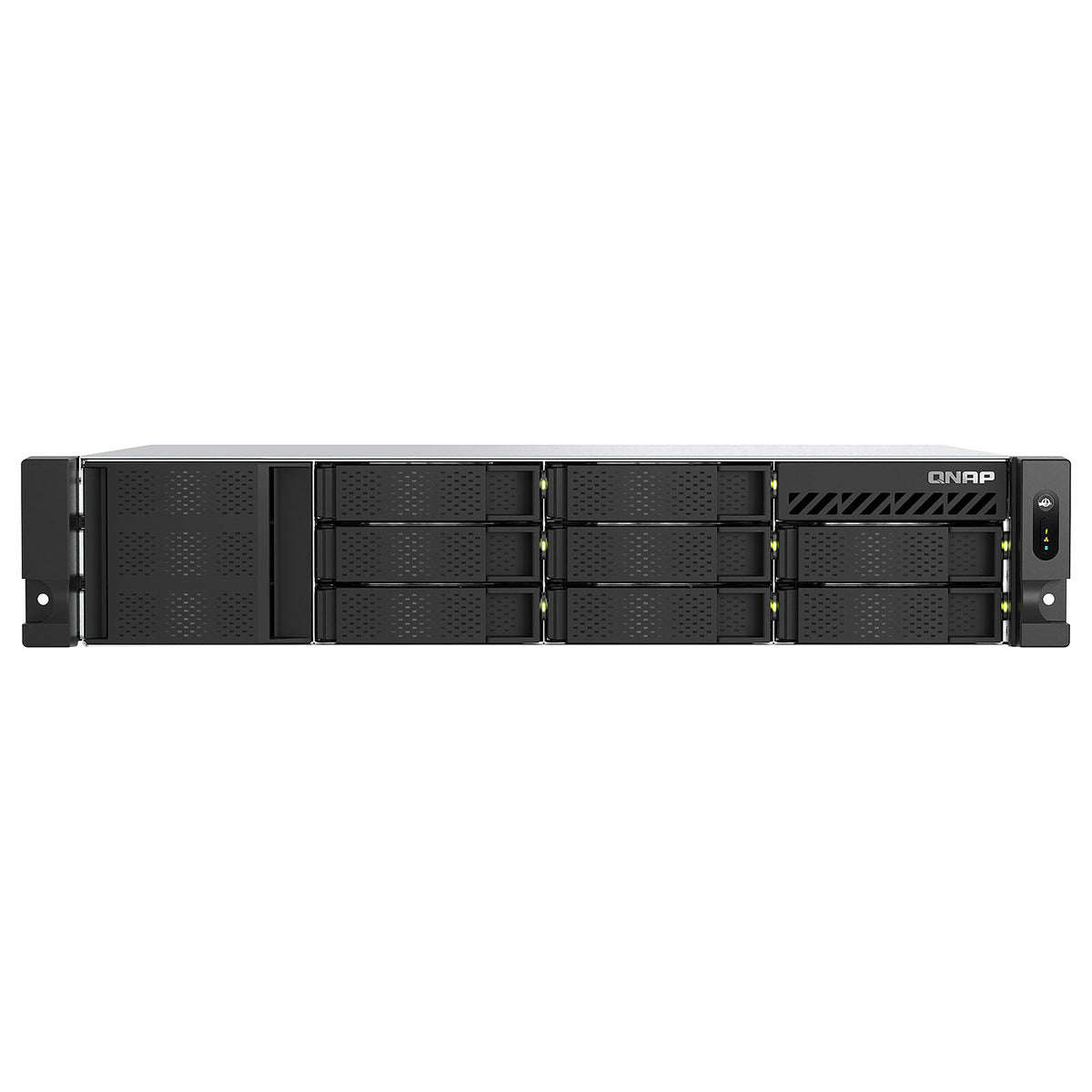 QNAP TS-855eU-RP-8G Server NAS professionale a 8 alloggiamenti - Intel Atom C5125 - 8 GB DDR4 - LAN 2,5 GbE - Alimentatore ridondante da 300W