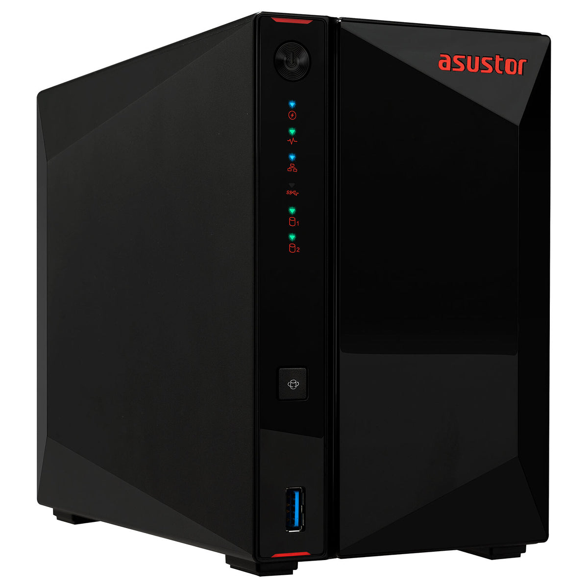 ASUSTOR Nimbustor 2 Gen 2 AS5402T Server Barebone NAS 2 alloggiamenti - Intel Celeron N5105 4 Go Dual LAN 2.5 GbE