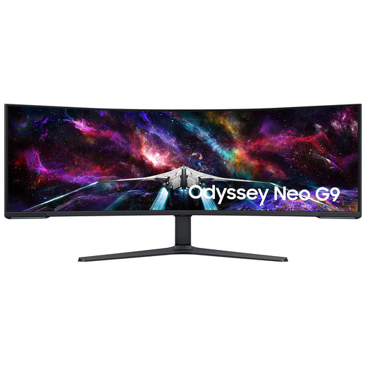 Samsung 57" QLED - Odyssey Neo G9 S57CG952NU 7680 x 2160 pixel - 1 ms (da grigio a grigio) - Formato 32/9 - Pannello VA curvo