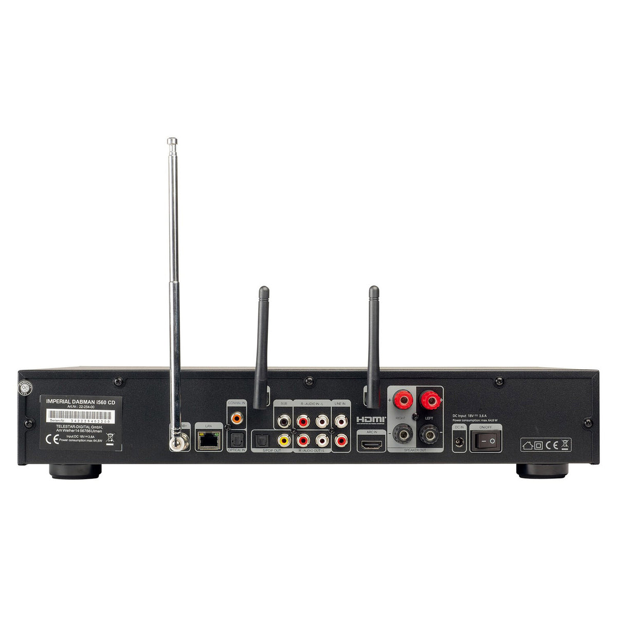 Nota Imperial DABMAN i560 CD + Triangle Elara LN01 Bianco