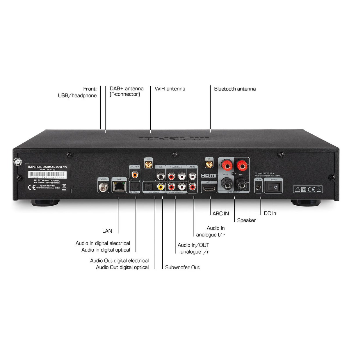Acquista CD Imperial DABMAN i560