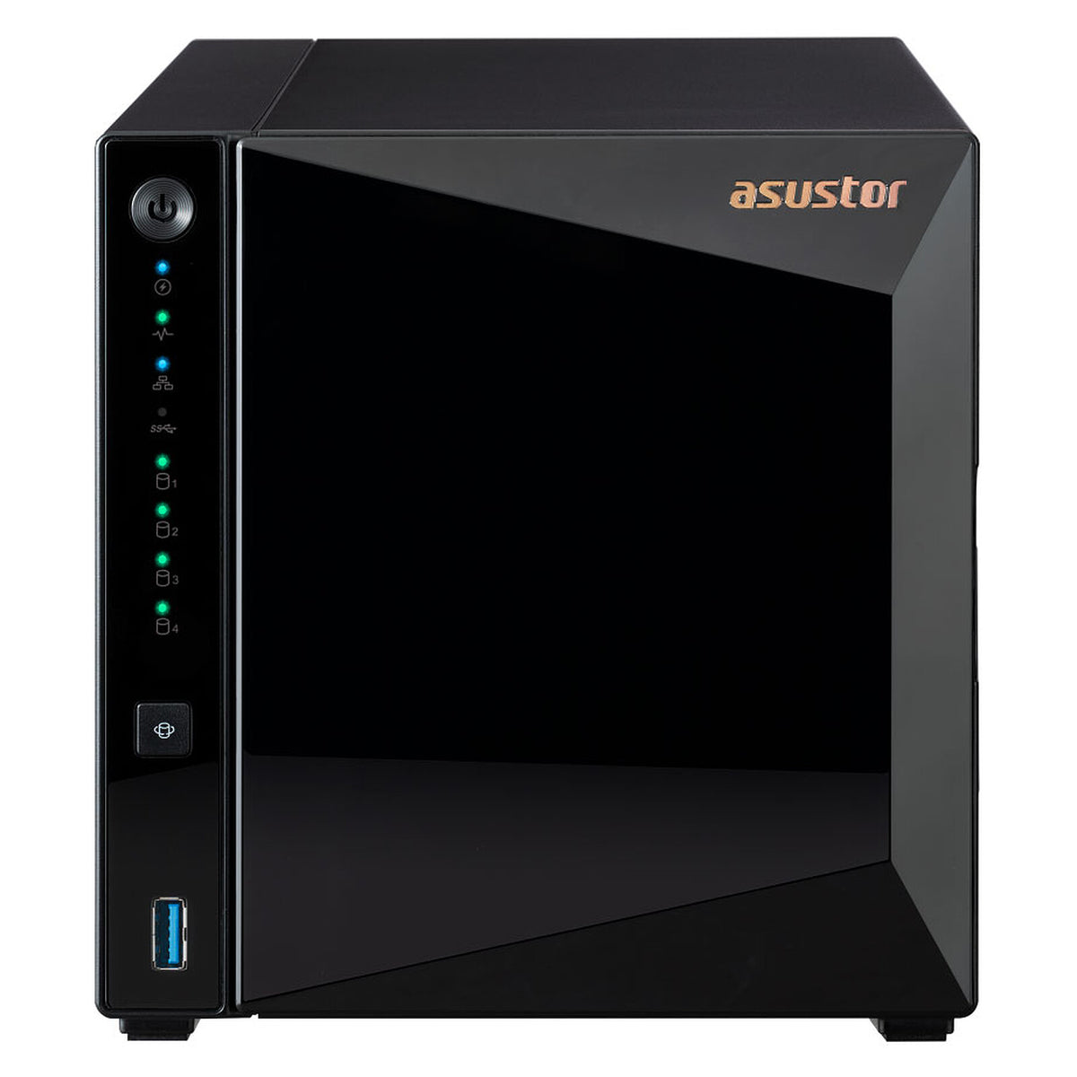 ASUSTOR Drivestor 4 Pro Gen2 AS3304T v2 Server NAS Barebone a 4 vani - Realtek RTD1619B 2GB DDR4 LAN 2.5 GbE 