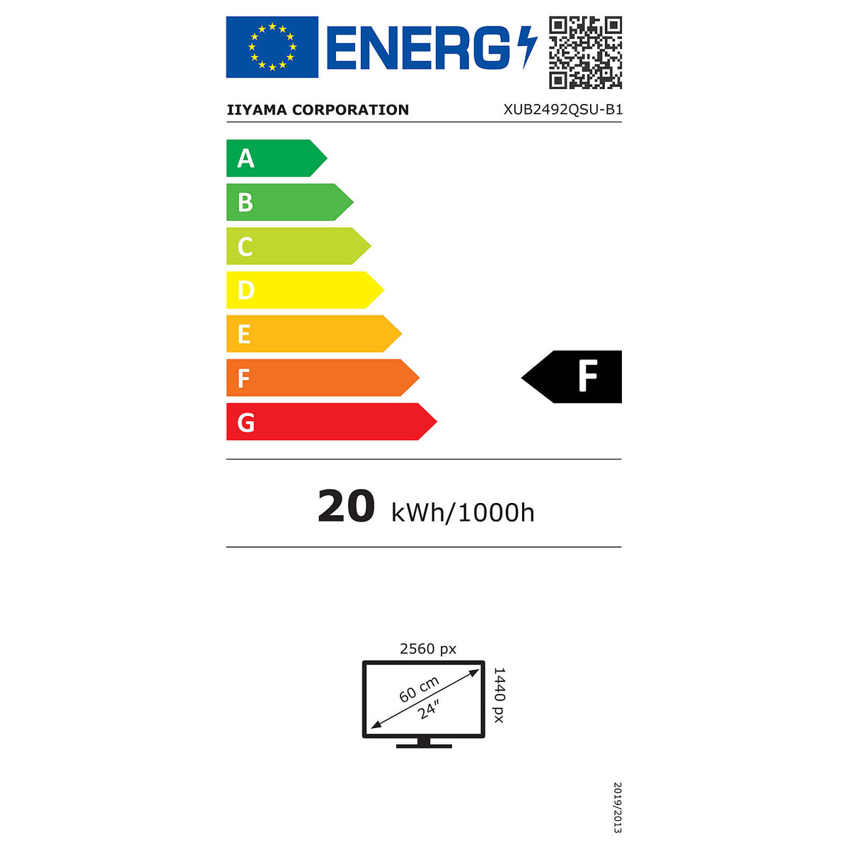 iiyama 23.8" LED - ProLite XUB2492QSU-B1 economico