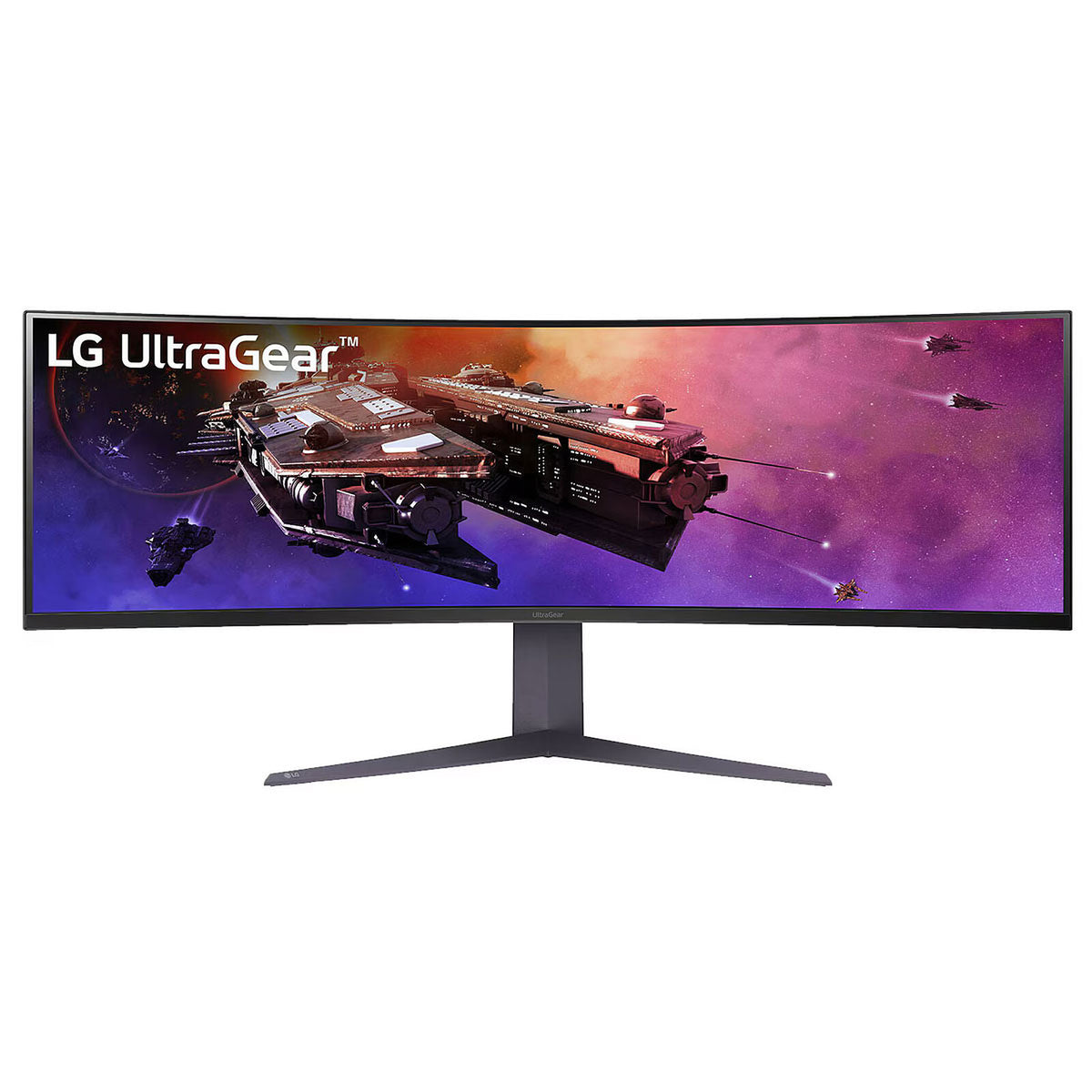 LG 44.5" LED - 45GR75DC-B Display PC 5K - 5120 x 1440 pixel - 1 ms (scala di grigi) - 32/9 - Pannello VA curvo - 200 Hz - Dis
