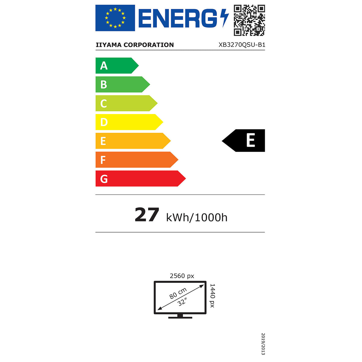 iiyama 31.5" LED - ProLite XB3270QSU-B1 economico