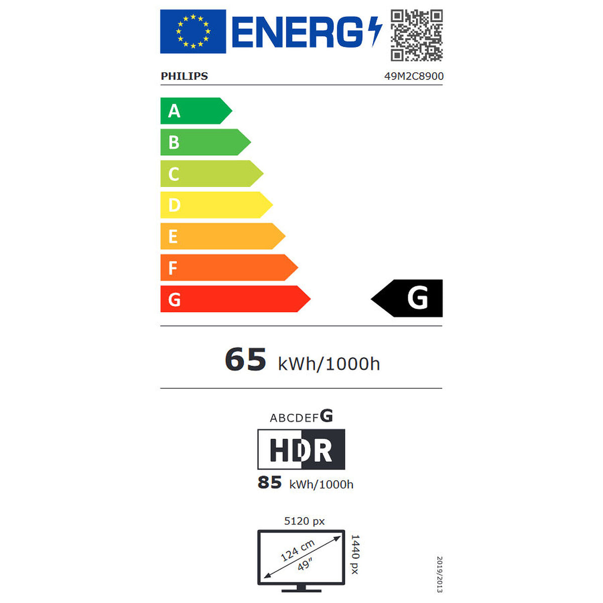 Philips 49" OLED - Evnia 49M2C8900 economico