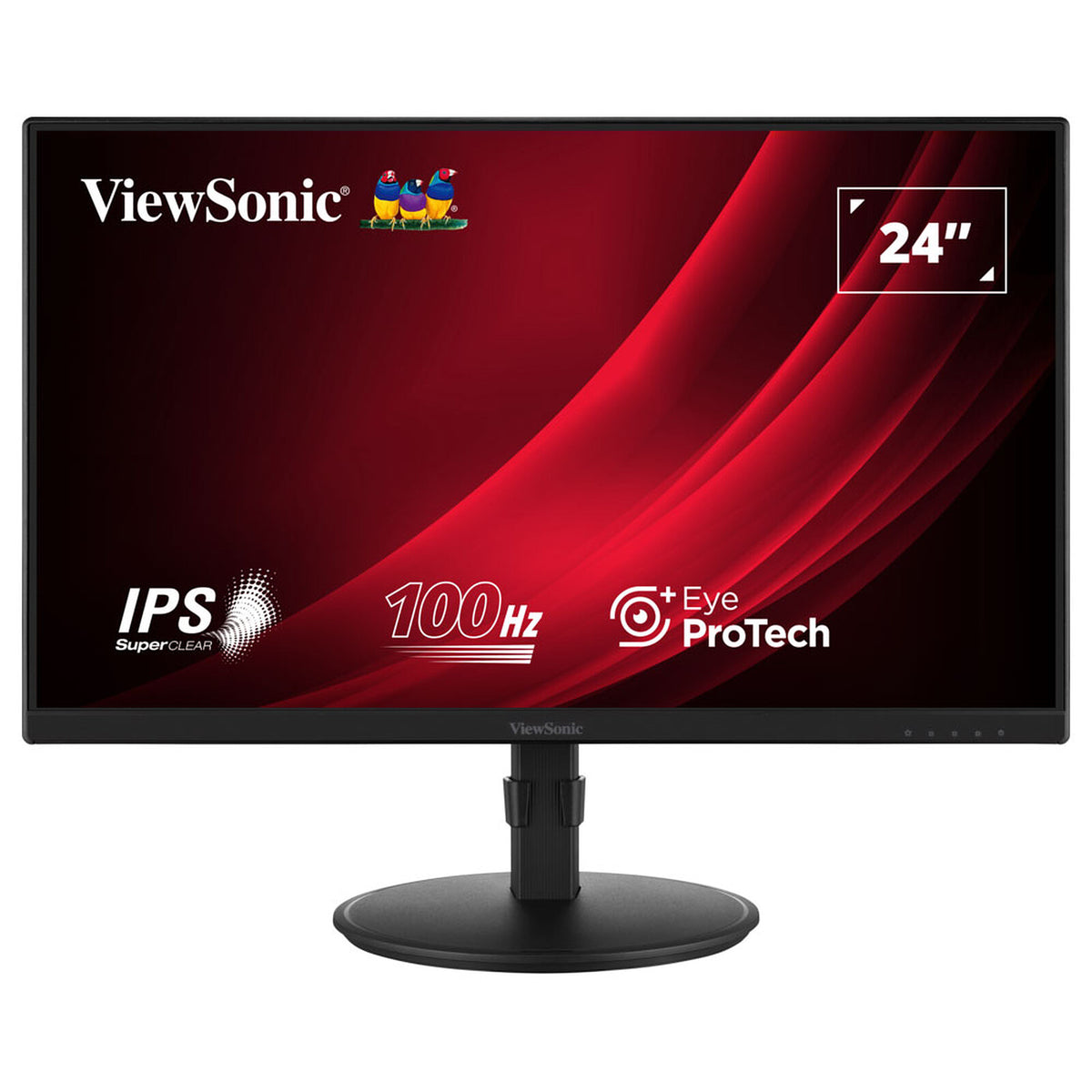 ViewSonic 23.8" LED - VA2408-HDJ Display PC Full HD 1080p - 1920 x 1080 pixel - 5 ms (scala di grigi) - 16/9 - Pannello IPS -