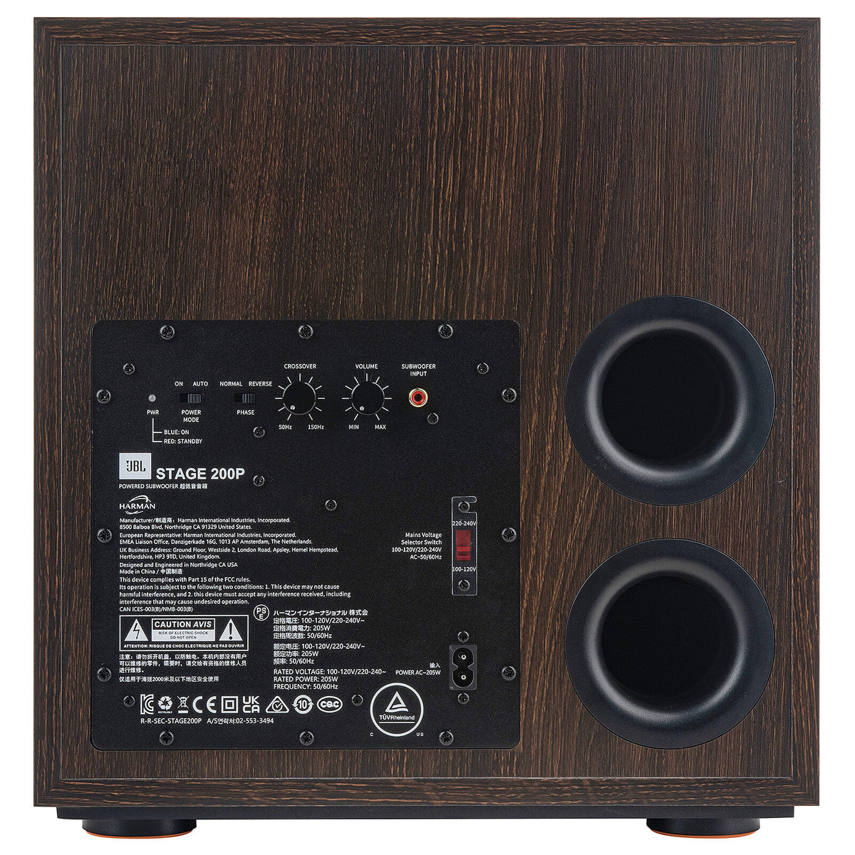 JBL 200P Stage 2 - Espresso economico