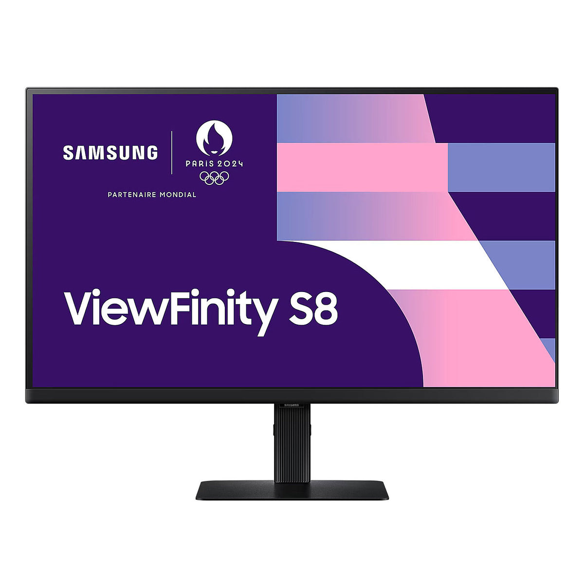 Samsung 27" LED - ViewFinity S8 S27D800UAU Monitor PC 4K - 3840 x 2160 pixel - 5 ms (da grigio a grigio) - formato 16:9 - pan