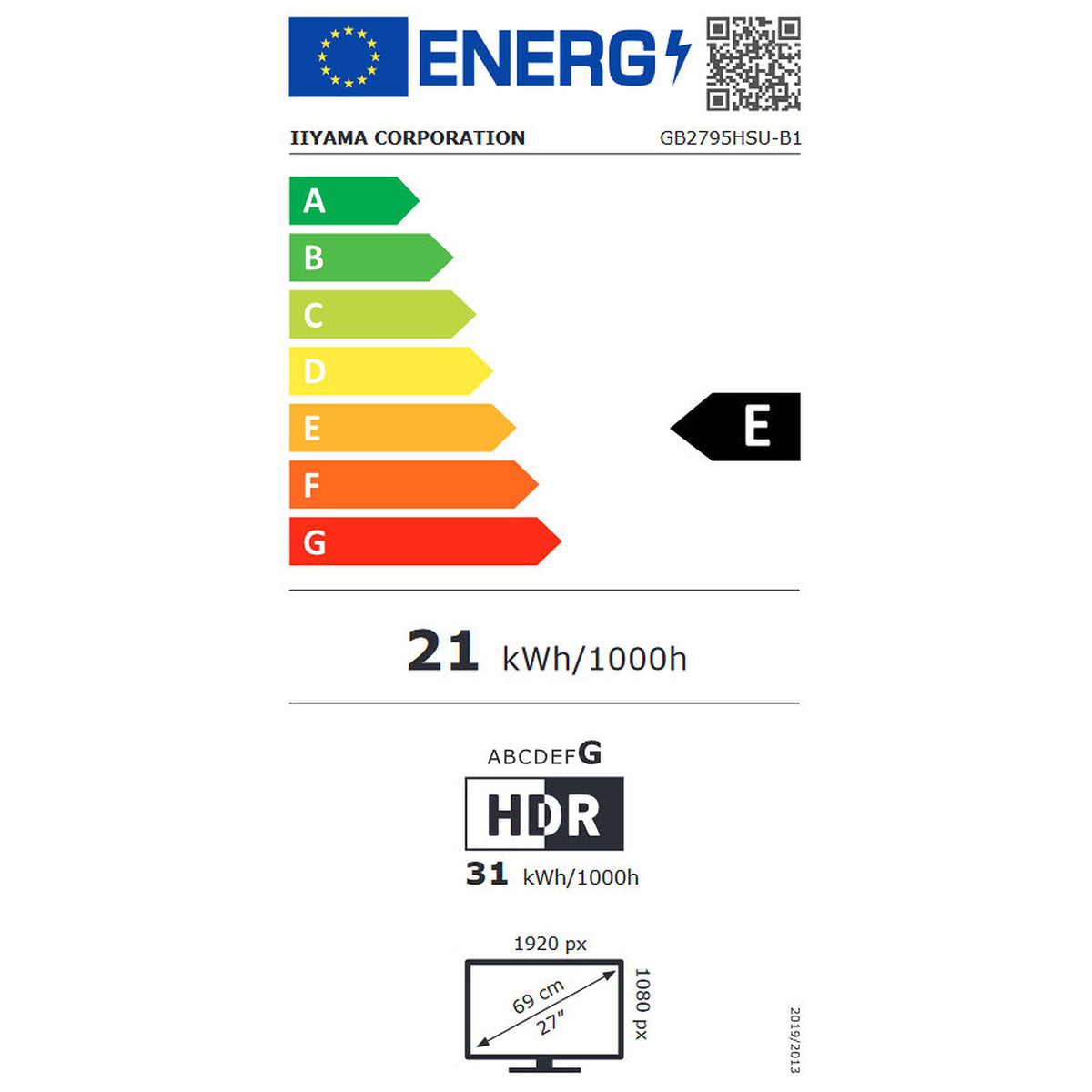 iiyama 27" LED - G-Master GB2795HSU-B1 Gold Phoenix economico