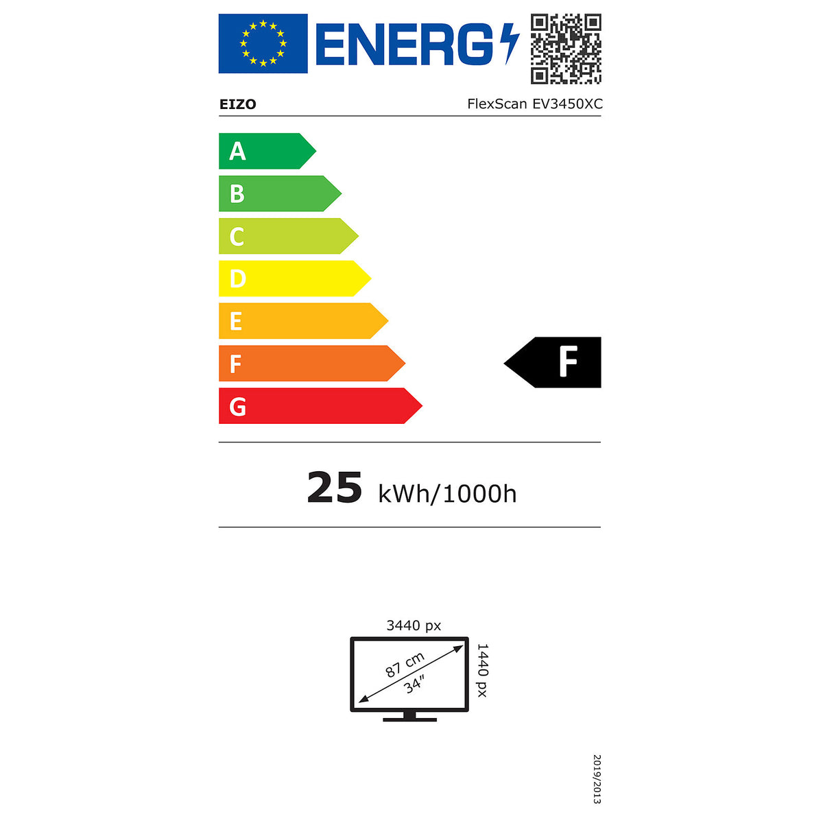Acquista EIZO 34.1" LED - FlexScan EV3450XC-BK