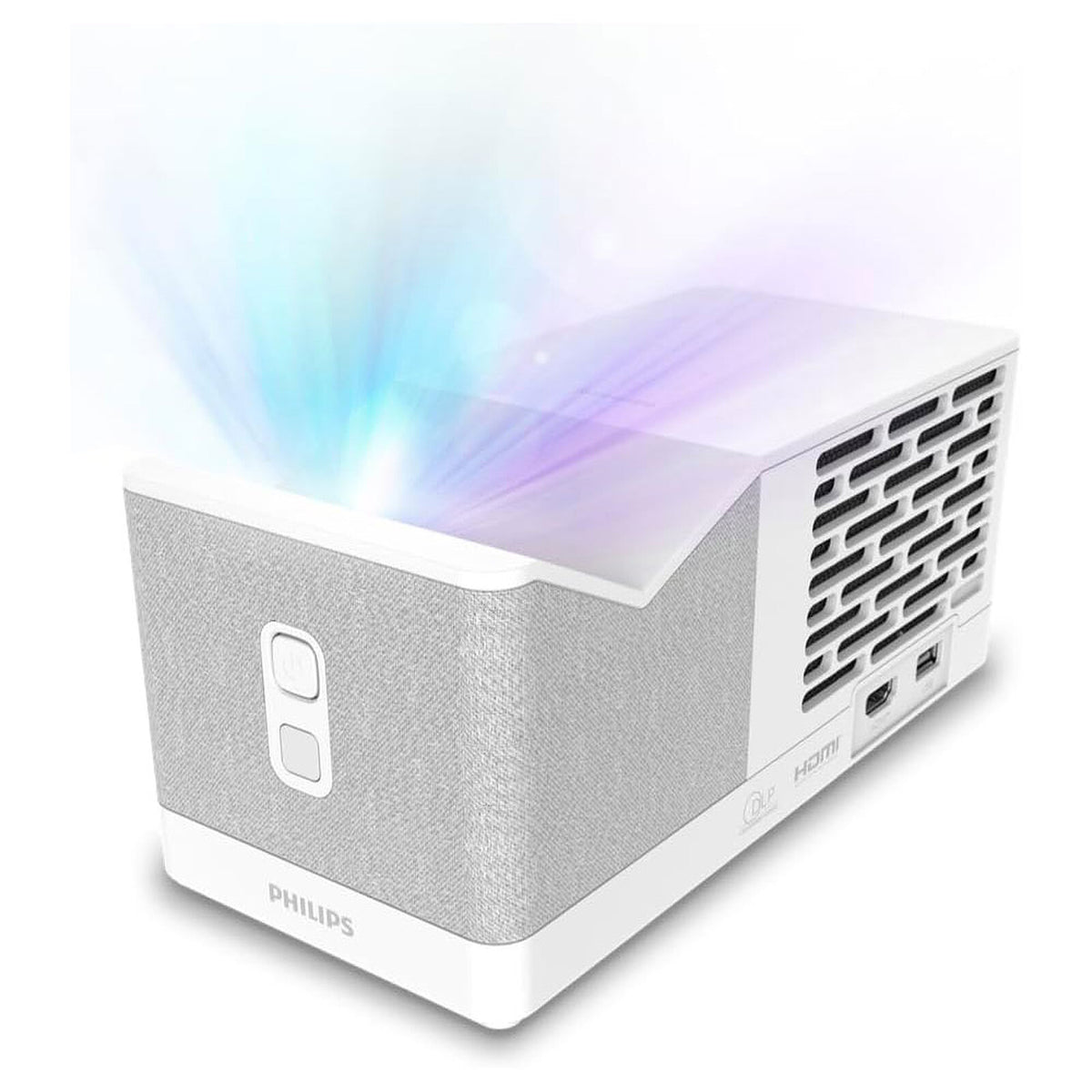 Philips Screeneo UL5 Smart - Bianco Proiettore laser DLP - Full HD - HDR10 - 550 lumen - Distanza ridotta - Wi-Fi/Bluetooth 4.2 - HDMI/USB-A/USB-C - 2 altoparlanti integrati da 3W 