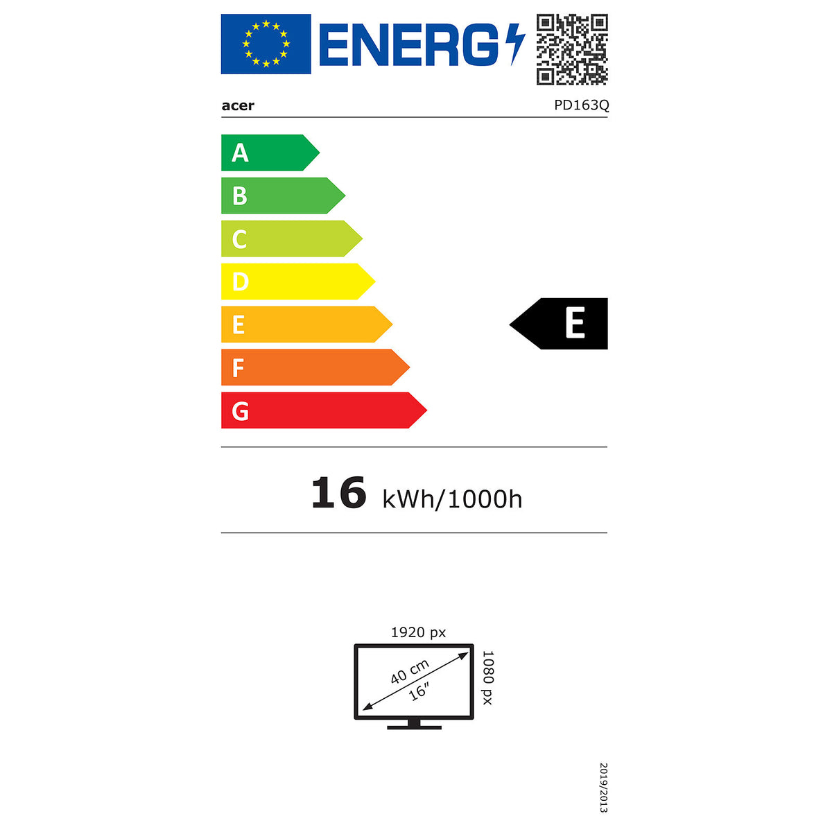 Acer 15.6" LED - PD163Qsmiuux  economico