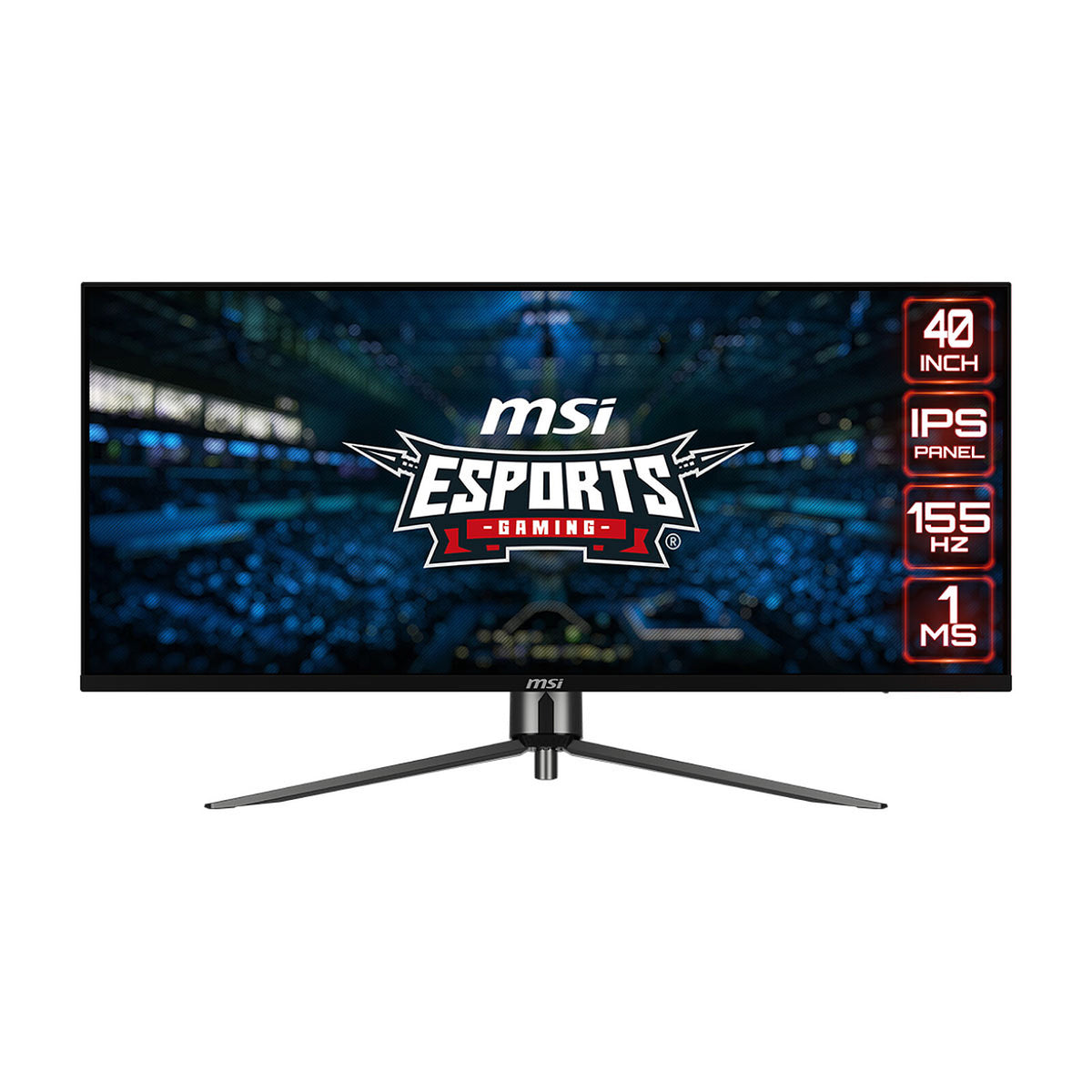 MSI 40" LED - MAG401QR Display PC UltraWide WQHD - 3440 x 1440 pixel - 1 ms (MPRT) - formato 21/9 - pannello IPS - HDR 400 - 