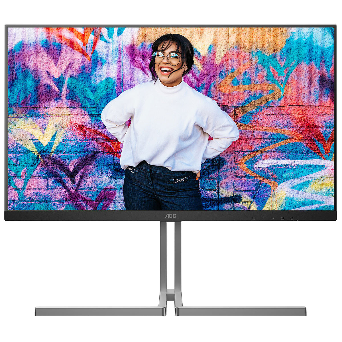 AOC 31.5" LED - Graphic Pro U32U3CV Monitor PC 4K - 3840 x 2160 pixel - 4 ms (da grigio a grigio) - 16:9 - Pannello IPS - HDR