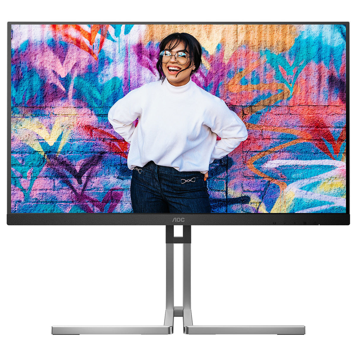 AOC 27" LED - Graphic Pro Q27U3CV Monitor PC 2.5K - 2560 x 1440 pixel - 4 ms (da grigio a grigio) - 16:9 - Pannello IPS - HDR