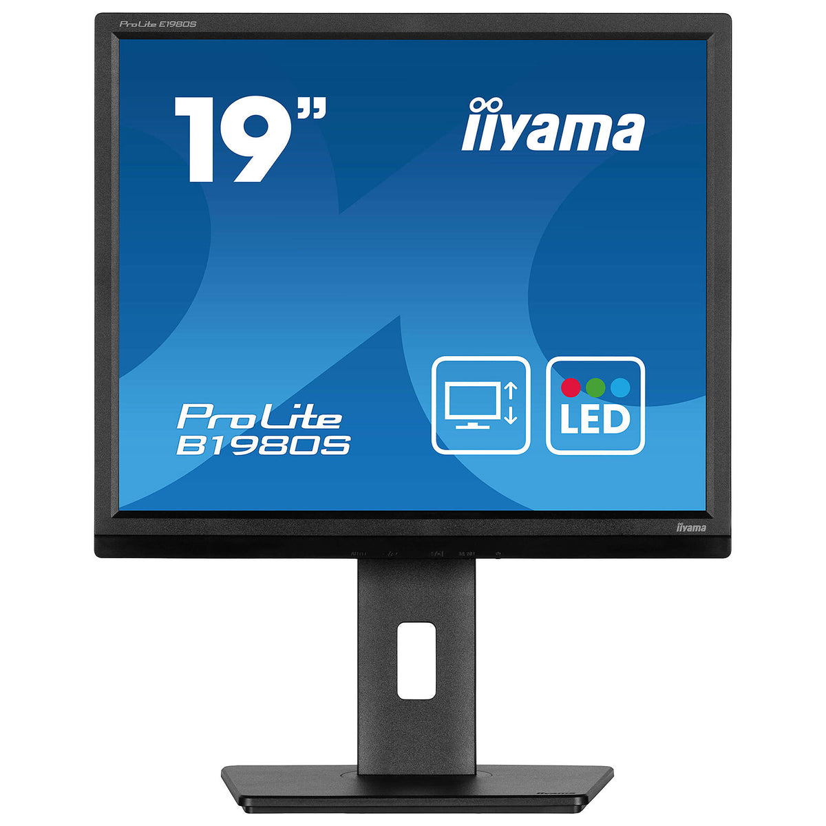 iiyama 19" LED - ProLite B1980S-B1 Monitor PC - 1280 x 1024 pixel - 3 ms (da grigio a grigio) - formato 5/4 - 75 Hz - HDMI/Po