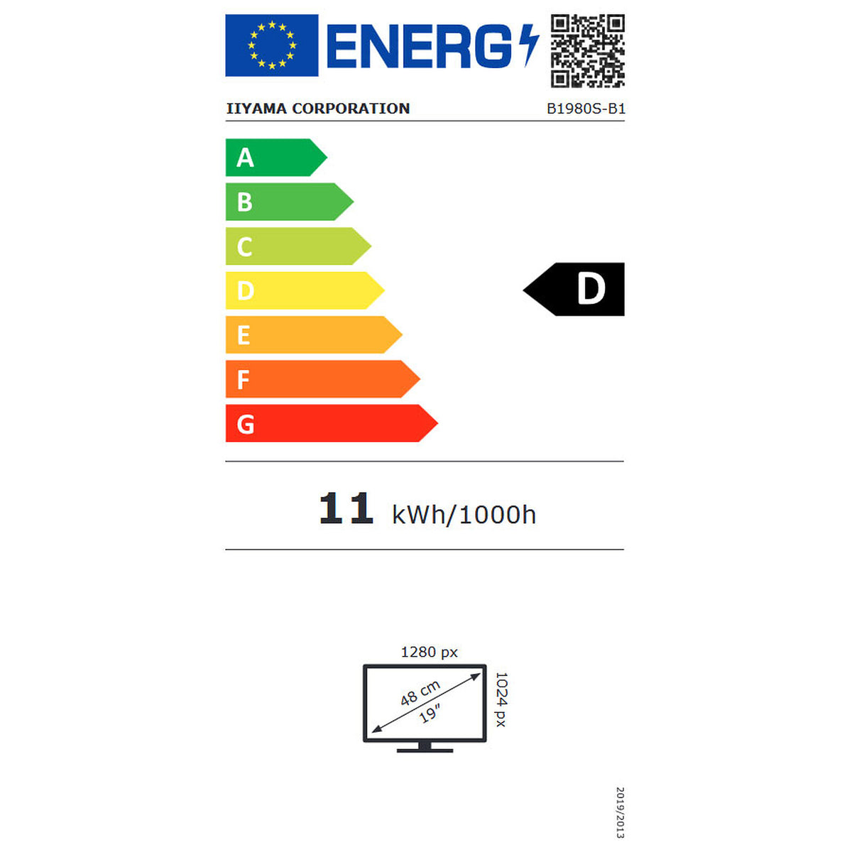 iiyama 19" LED - ProLite B1980S-B1 economico
