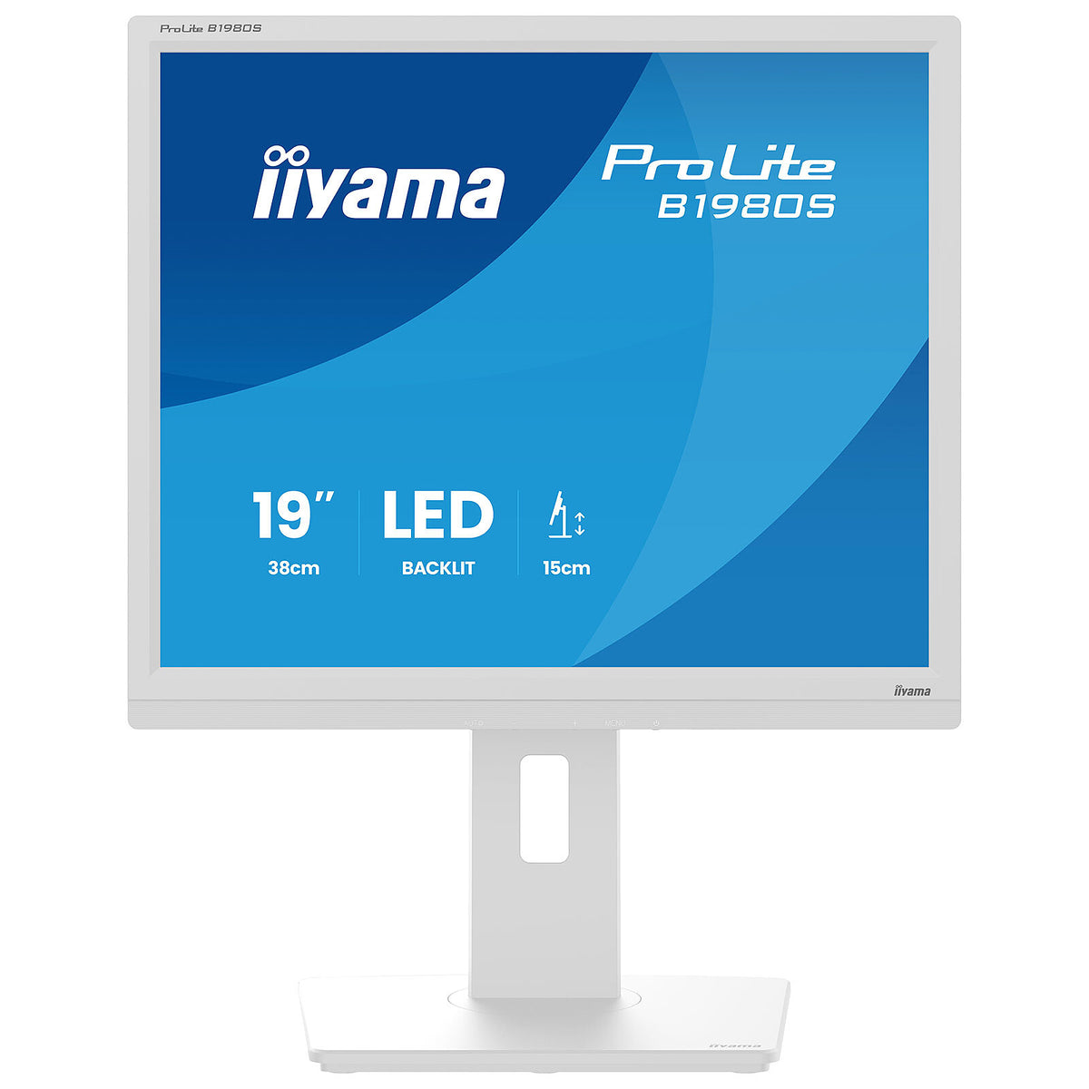 iiyama 19" LED - ProLite B1980S-W1 Monitor per PC - 1280 x 1024 pixel - 3 ms (da grigio a grigio) - formato 5/4 - 75 Hz - HDM