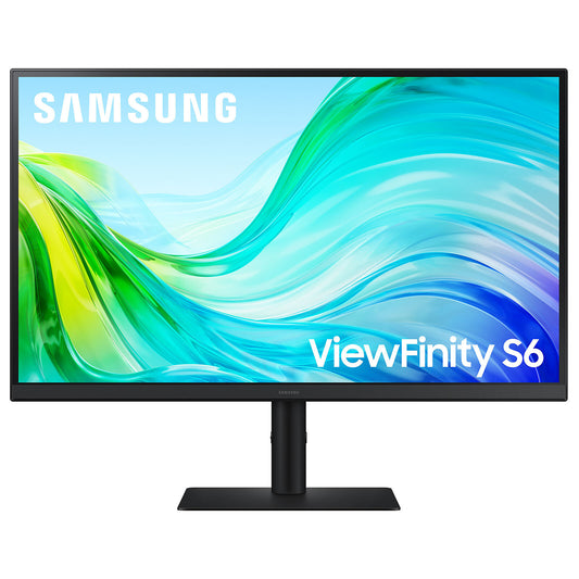 Samsung 27" LED - ViewFinity S6 S27F610EAU Monitor PC 2.5K - 2560 x 1440 pixel - 5 ms (da grigio a grigio) - formato 16:9 - p