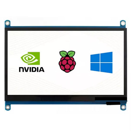 Waveshare 7" Capacitive - 14628 Monitor portatile universale (per Raspberry Pi, Ubuntu, Windows...) - 7" - 1024 x 600 pixel -