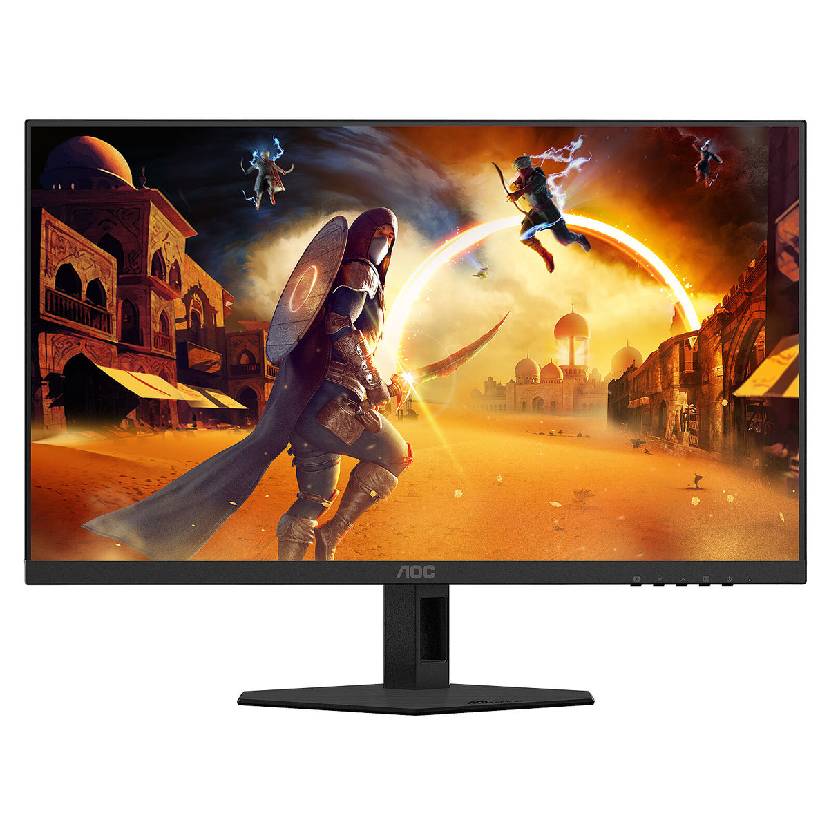 AOC 23.8" LED - Q24G4RE  Schermo PC 2.5K - 2560 x 1440 pixel - 1 ms (da grigio a grigio) - 16/9 - Dalle IPS - 180 Hz - HDR10 
