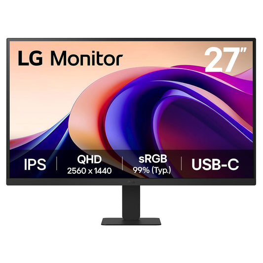 LG 27" LED 27U631A-B Monitor PC 2.5K - 2560 x 1440 pixel - 5 ms (da grigio a grigio) - formato 16:9 - pannello IPS - 100 Hz -
