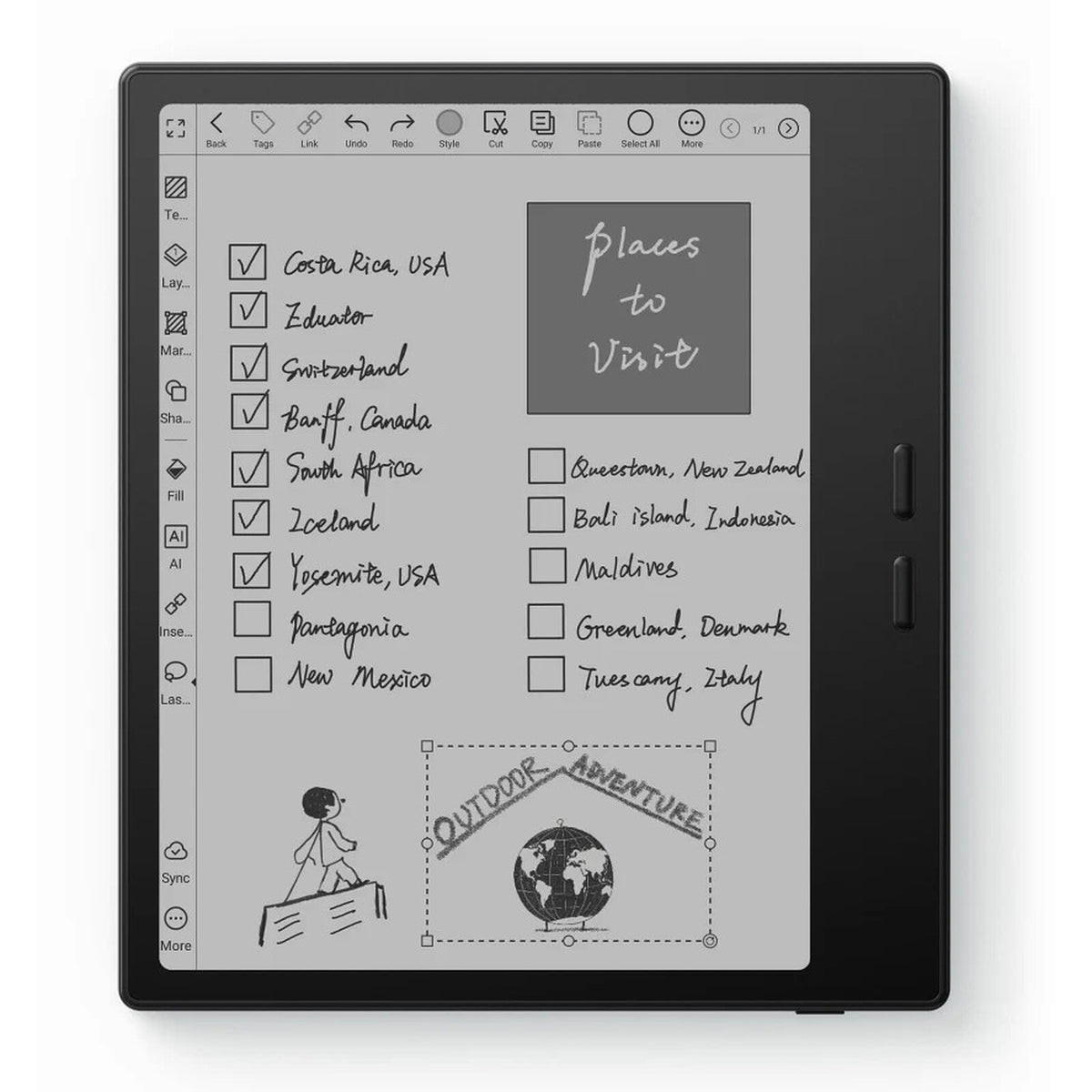 Nota Boox Go Color 7" (Gen II) Nero