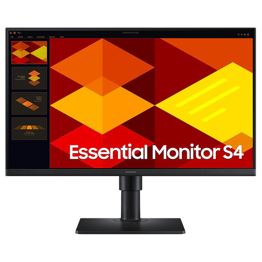 Samsung 24" LED - S24D402GAU Schermo PC Full HD 1080p - 1920 x 1080 pixel - 5 ms (da grigio a grigio) - 16/9 - Pannello IPS -