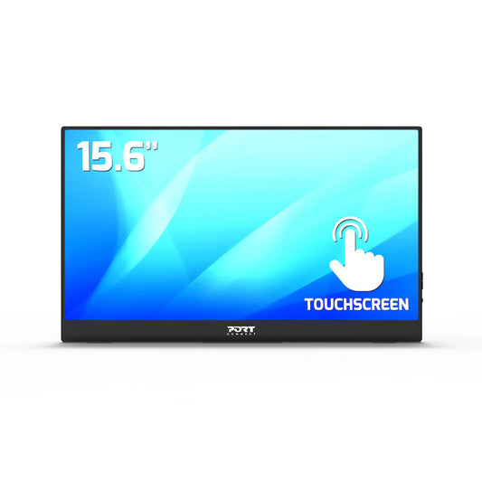PORT Connect Schermo LCD portatile 15.6" IPS Touch Full HD - 902101T 1920 x 1080 pixel - MultiTouch - Widescreen 16/9 - HDMI 