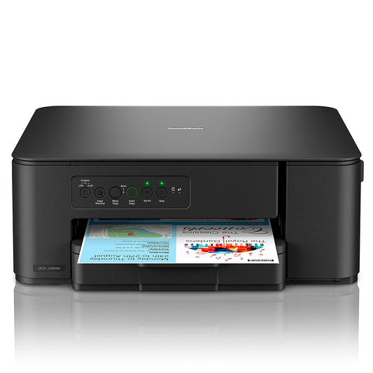 Brother DCP-J1260W Stampante multifunzione a colori a getto d'inchiostro 3 in 1 (USB 2.0 / Wi-Fi) idonea per il pacchetto Eco