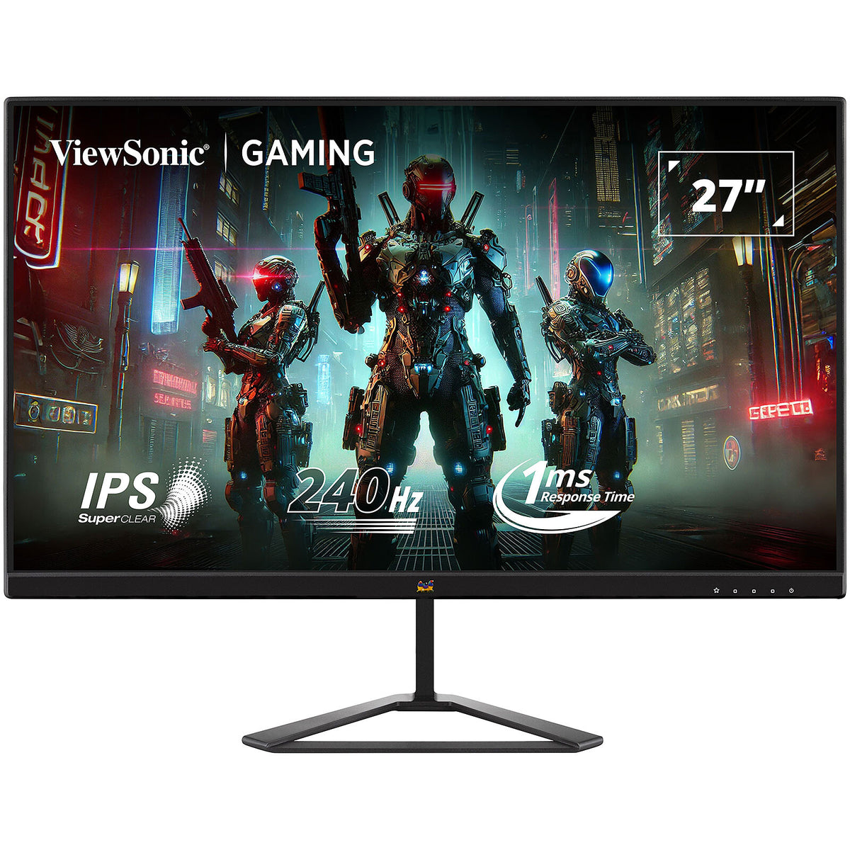 ViewSonic 27" LED - VX2779A-HD-PRO Monitor PC Full HD - 1920 x 1080 pixel - 1 ms (MPRT) - 16/9 - Pannello IPS - HDR10 - 240 H