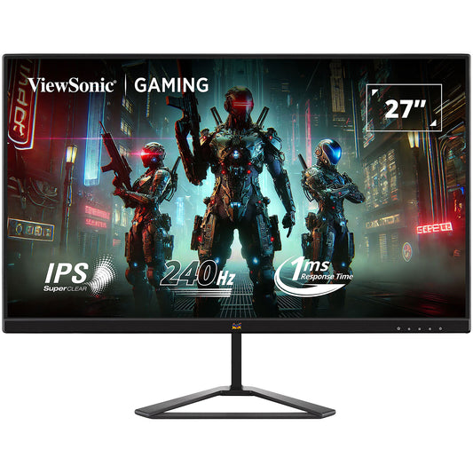 ViewSonic 27" LED - VX2779A-HD-PRO Monitor PC Full HD - 1920 x 1080 pixel - 1 ms (MPRT) - 16/9 - Pannello IPS - HDR10 - 240 H