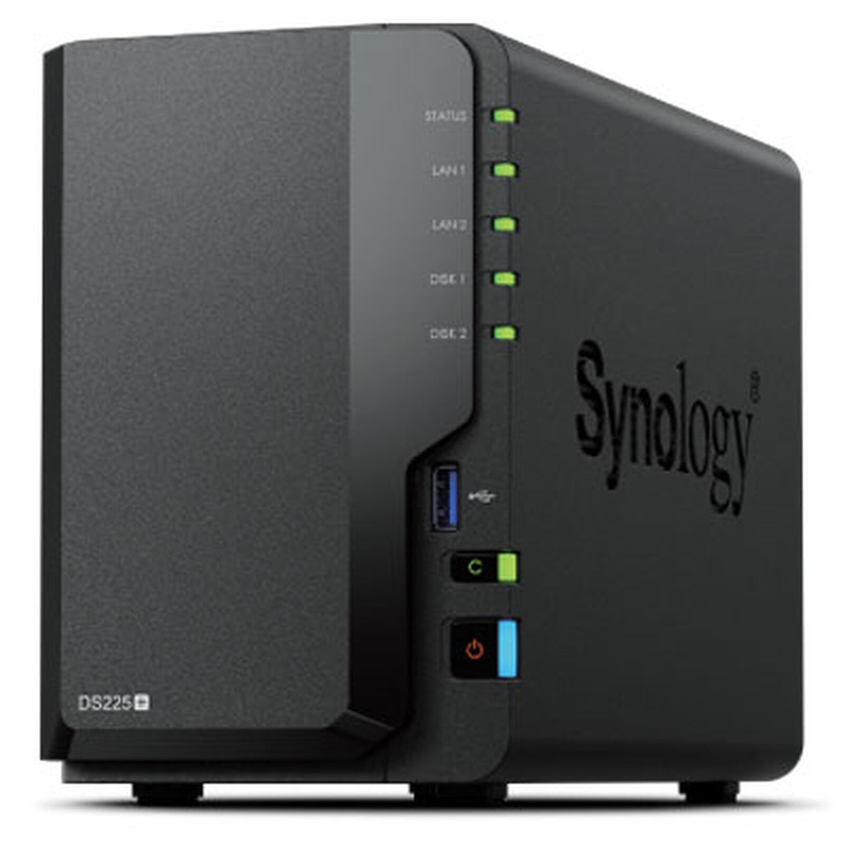 Synology DiskStation DS225+ Server NAS a 2 alloggiamenti - 2 GB di RAM DDR4 - Intel Celeron J4125 (senza disco rigido)