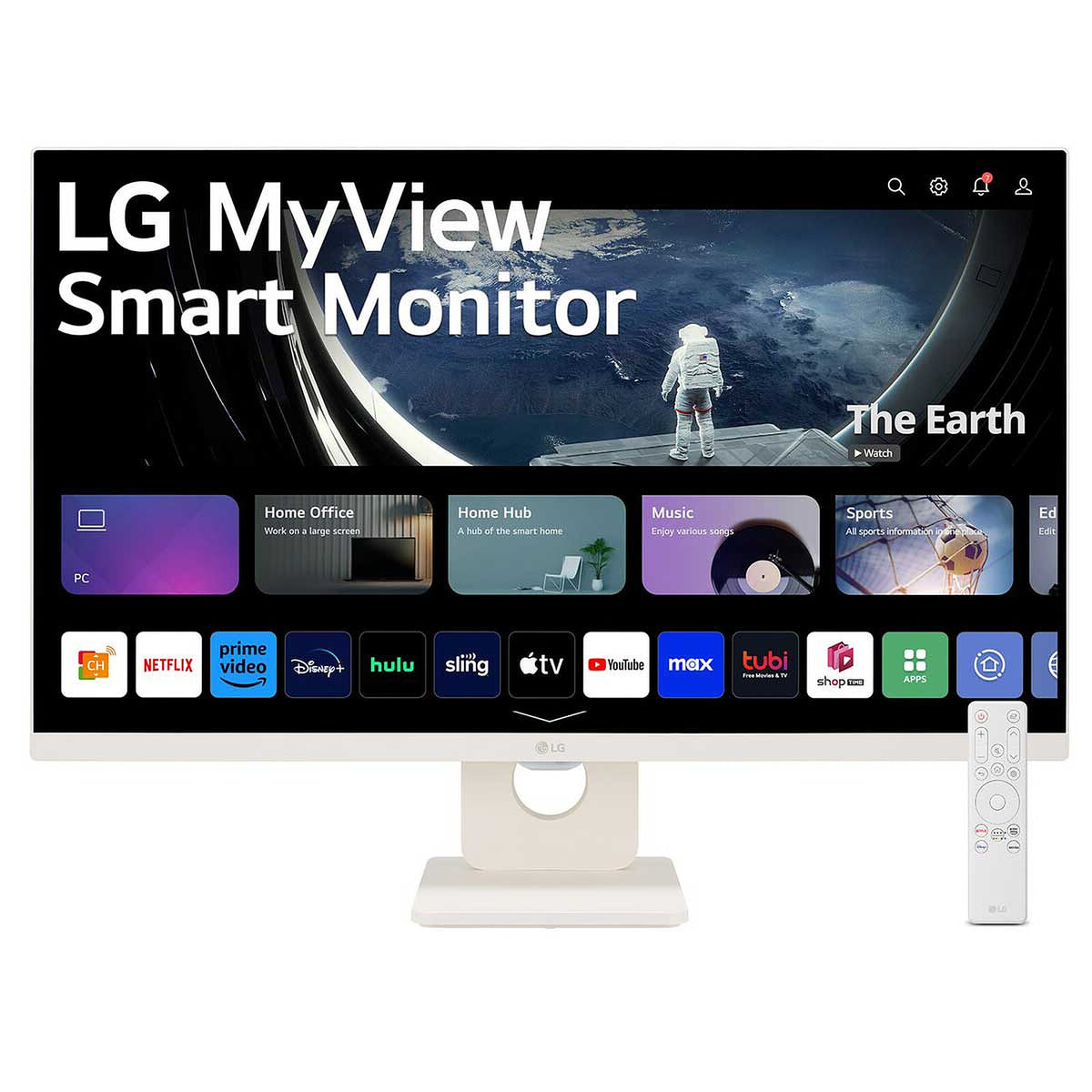 LG 27" LED - 27U511SA-W Monitor PC Full HD 1080p - 1920 x 1080 pixel - 5 ms (da grigio a grigio) - 16/9 - pannello IPS - HDR1