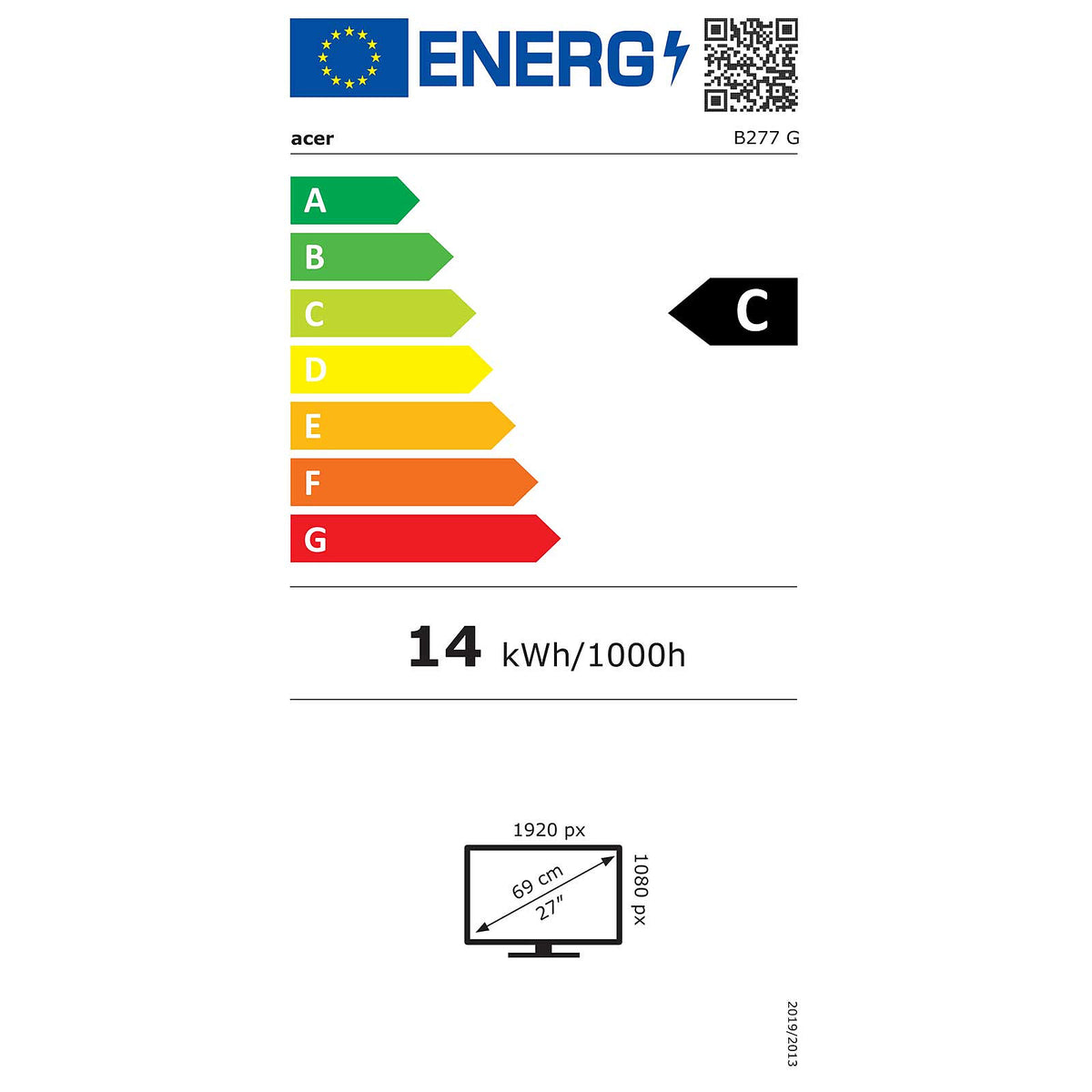 Acer 27 LED - B277Gbmiprzx economico
