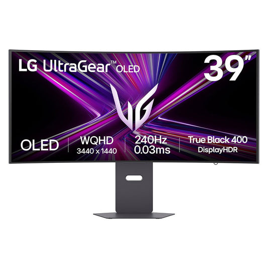 LG 39" OLED - UltraGear 39GX900A-B Monitor PC UltraWide WQHD - 3440 x 1440 pixel - 0,03 ms (da grigio a grigio) - 21/9 - Pann