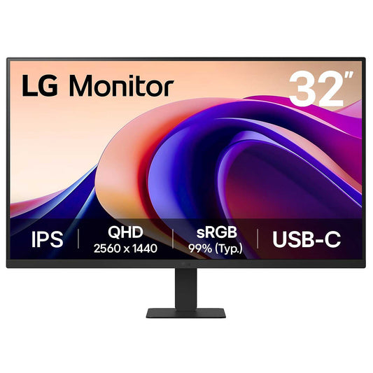 LG 31.5" LED 32U631A-B Monitor PC 2.5K - 2560 x 1440 pixel - 5 ms (da grigio a grigio) - formato 16:9 - pannello IPS - 100 Hz