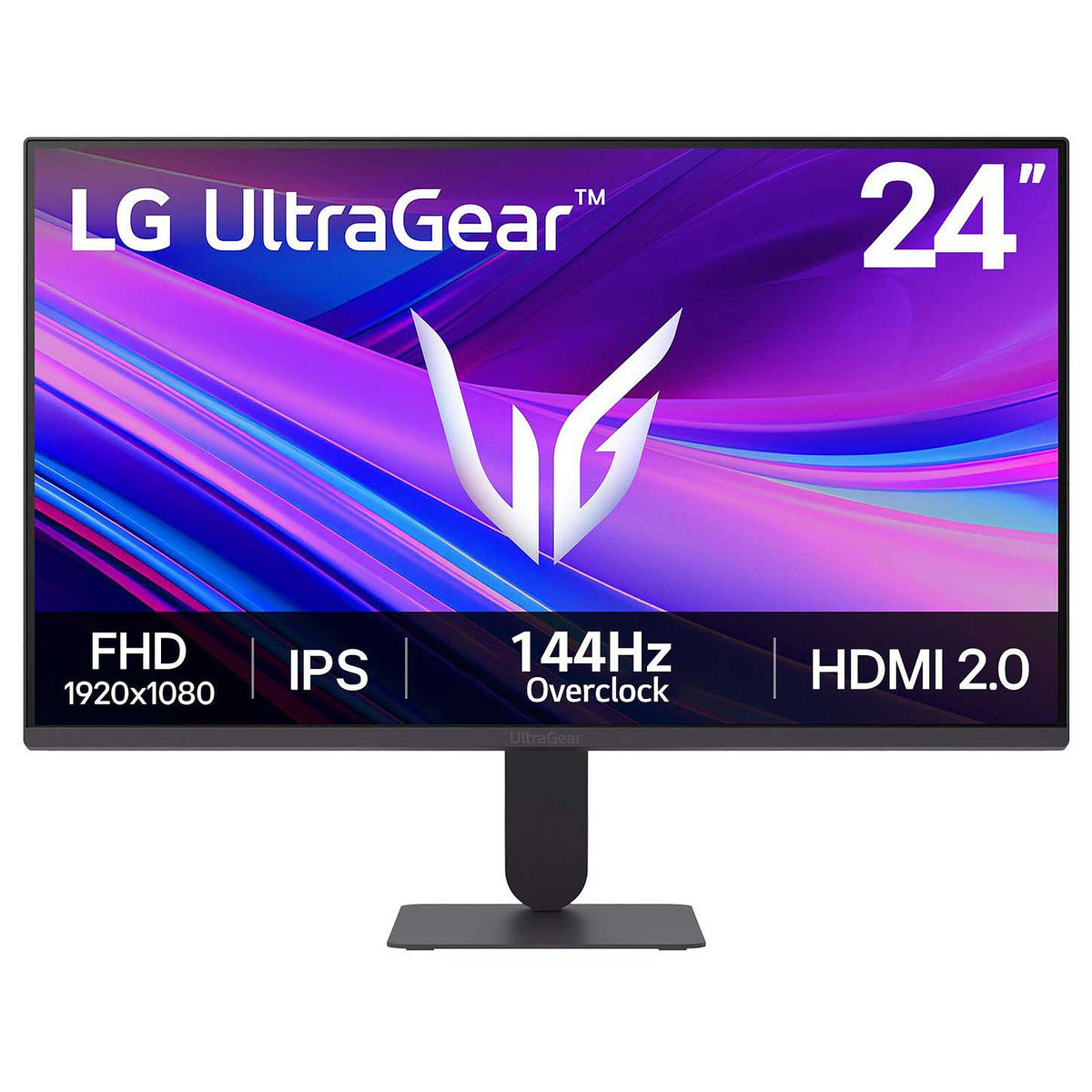 LG 23.8" LED - UltraGear 24G411A-B Monitor PC Full HD 1080p - 1920 x 1080 pixel - 5 ms (scala di grigi) - 16/9 - Pannello IPS
